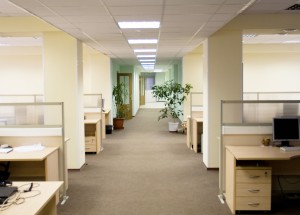 Interior of the empty modern business office