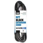 black extension cord 16/3