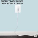 white extension cord discreet look