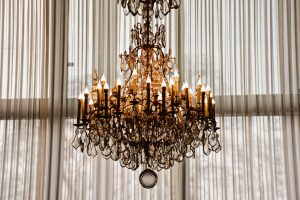 chandelier installation