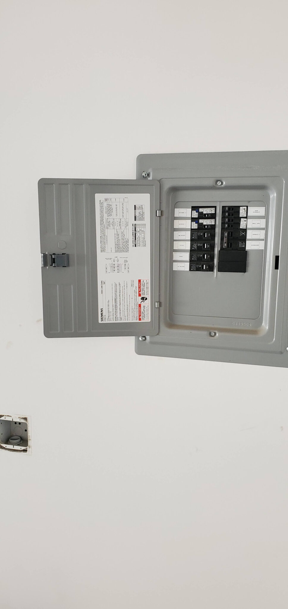 Panel Images For EV Charger Installations
