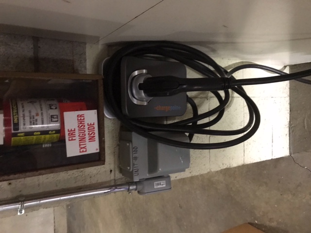 Install ChargePoint in apartment for EV