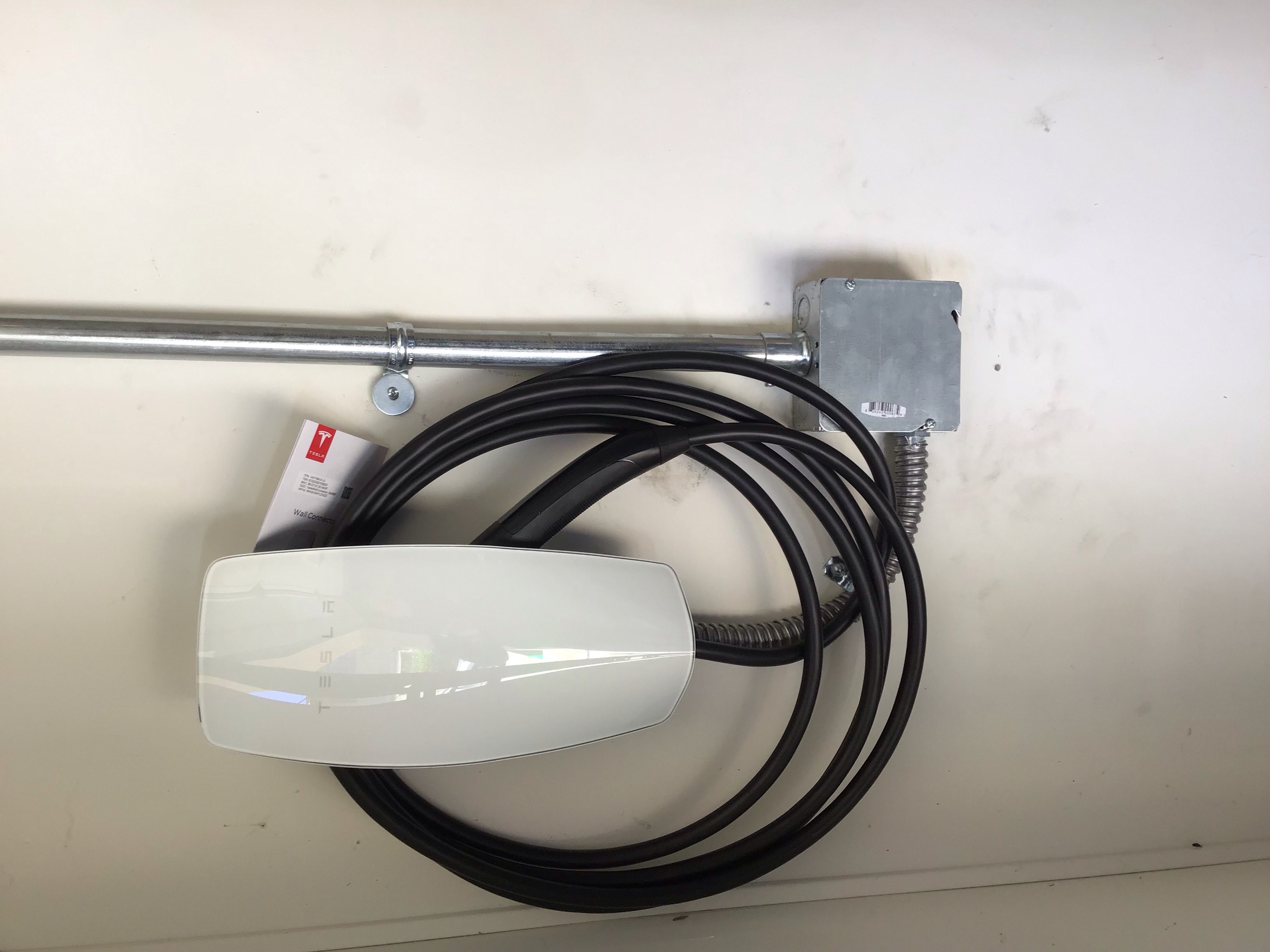 Tesla Wall Connector installation