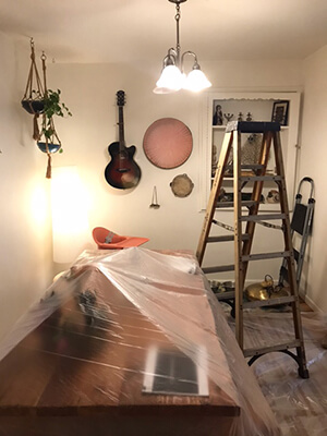 light fixture installation