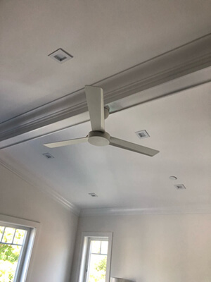 Ceiling fan installation