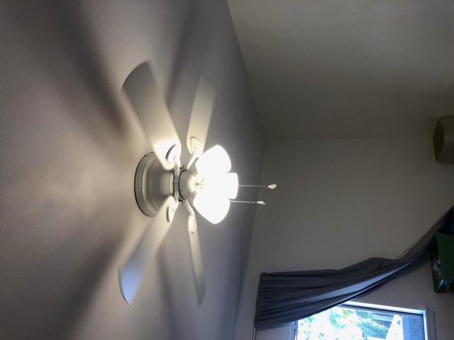 Replace Paddle Fan in one bedroom