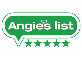 angie's list logo with five stars